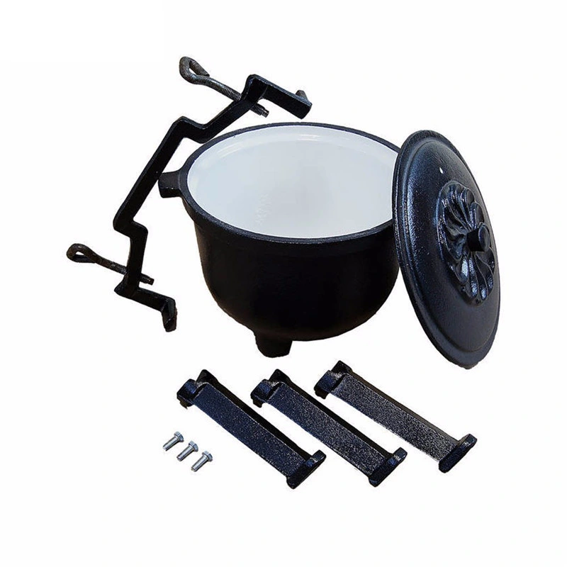 Three Legged Pressure Cooker Cast Iron Stewpot Potjie Pot