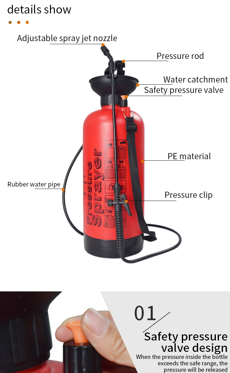 Garden Irrigation System Compact and Portable Knapsack Air Pressure Sprinkling Pot