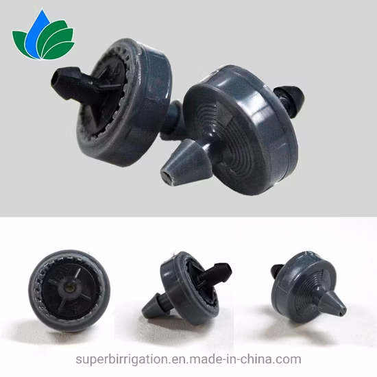 Gocciolatore con compensazione della pressione per irrigazione a risparmio idrico agricolo Testa gocciolante da 8 litri Stabilizzatore di flusso Freccia a goccia